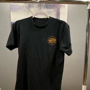 Men's Black T-Shirt Smokey moonshine